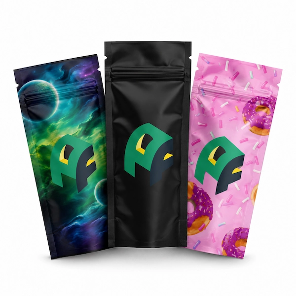 Custom Printed 2.2x4.5" Vape Cartridge Mylar Bags